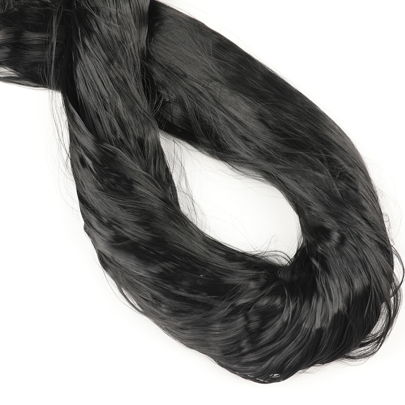 Rå svart glanset 3D-flokket slep nylon 66