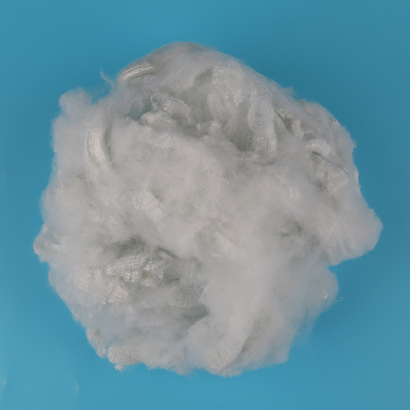 Hvit Ull Spinning Polyester Staple Fiber 3D×51mm