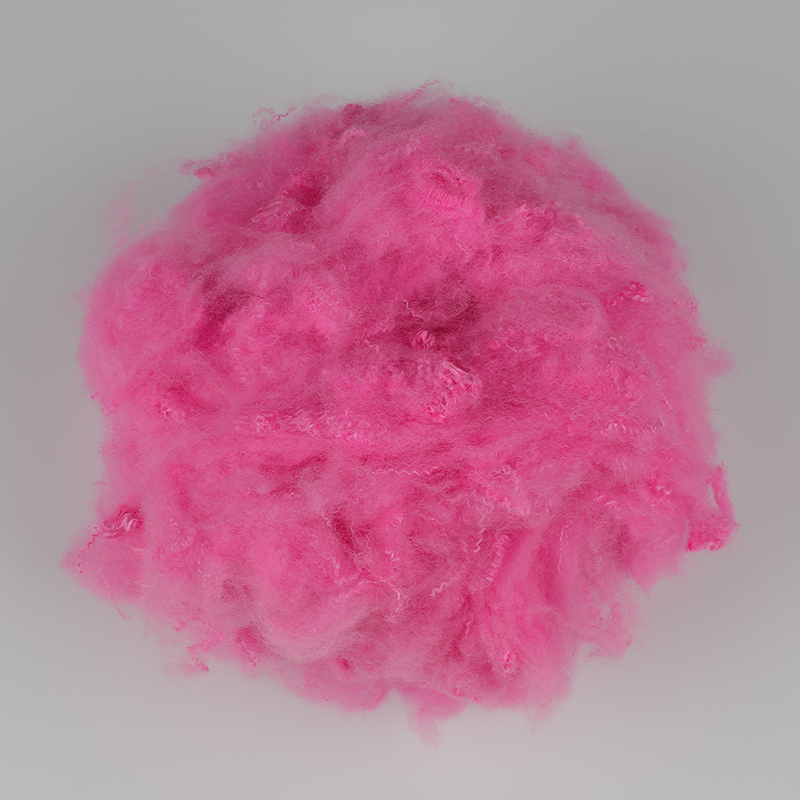 Rosa Ull Spinning Polyester Staple Fiber 3D×32mm