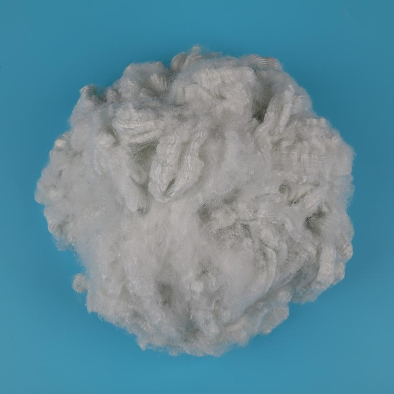 Hvit Silicon Hollow Polyester Staple Fiber 6D×38mm